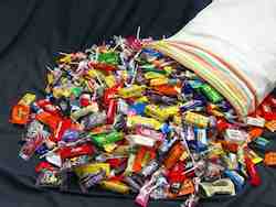 What happens with all the Halloween candy that you/your kids collect on the 31st? (Check all that apply)
