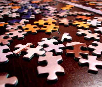 There's been an increased interest in jigsaw puzzles lately. What part of the puzzle do you do first?