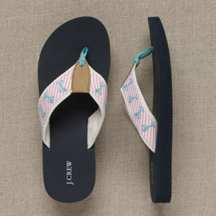 JCrew Embroidered Flip Flops Review 