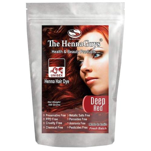 The Henna Guys Deep Red Henna Hair Dye Review | SheSpeaks